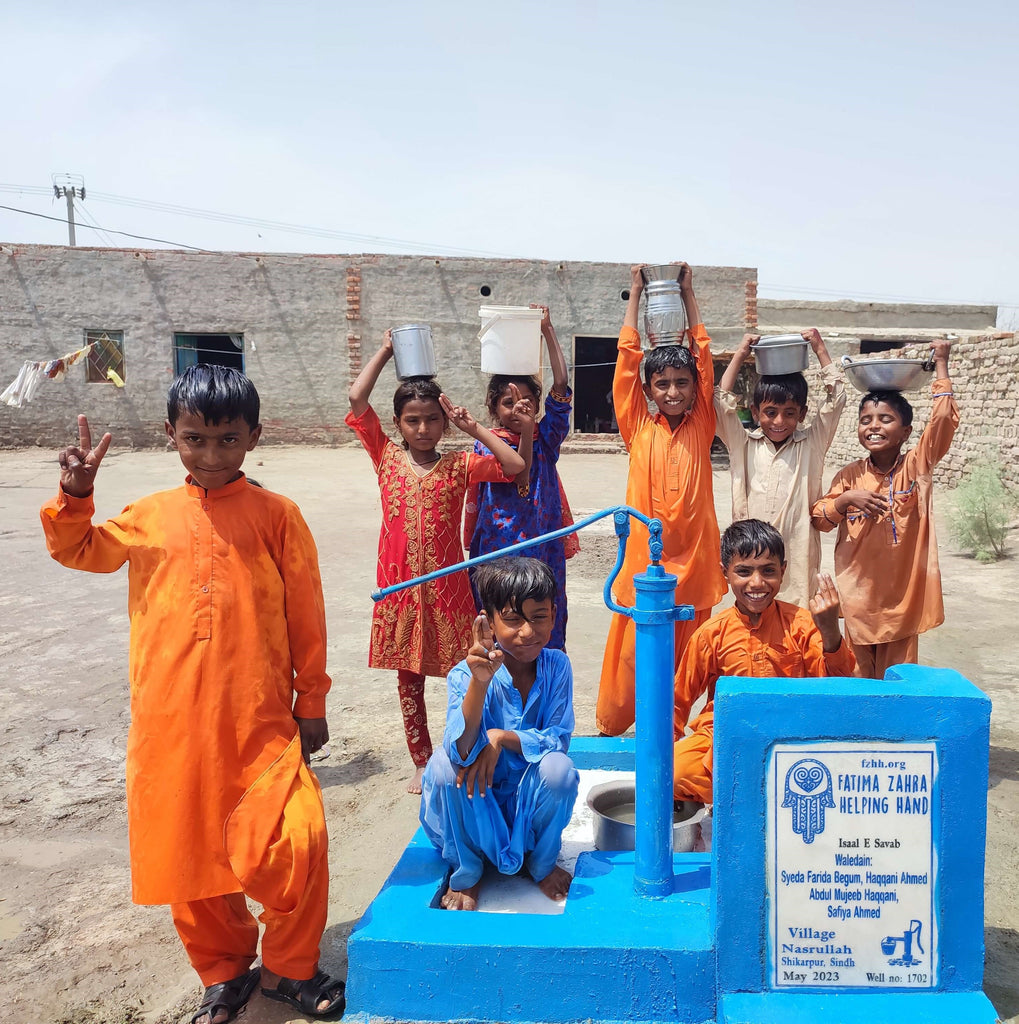 Sindh, Pakistan – Waledain: Sayeda Farida Begum, Haqqani Ahmed, Abdul Majeed Haqqani, Safiya Ahmed – FZHH Water Well# 1702