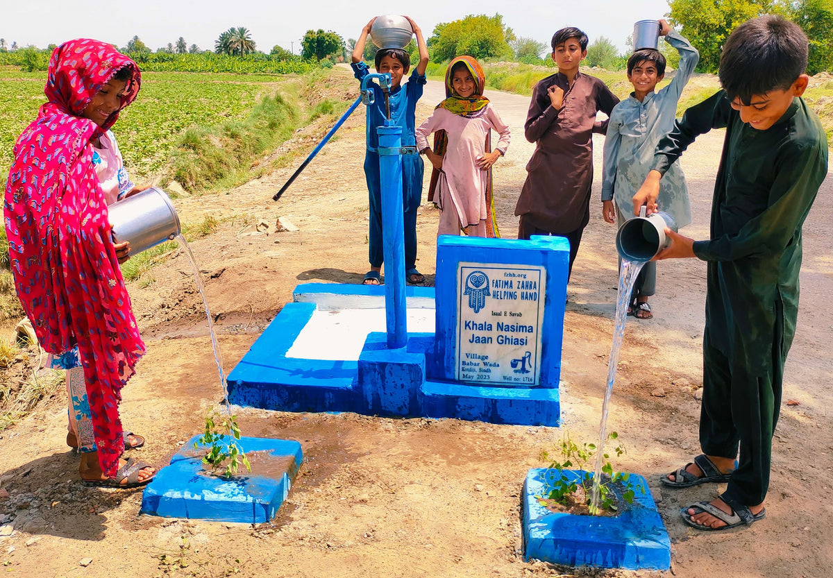 Sindh, Pakistan – Khala Nasima Jaan Ghiasi – FZHH Water Well# 1716– USA ...