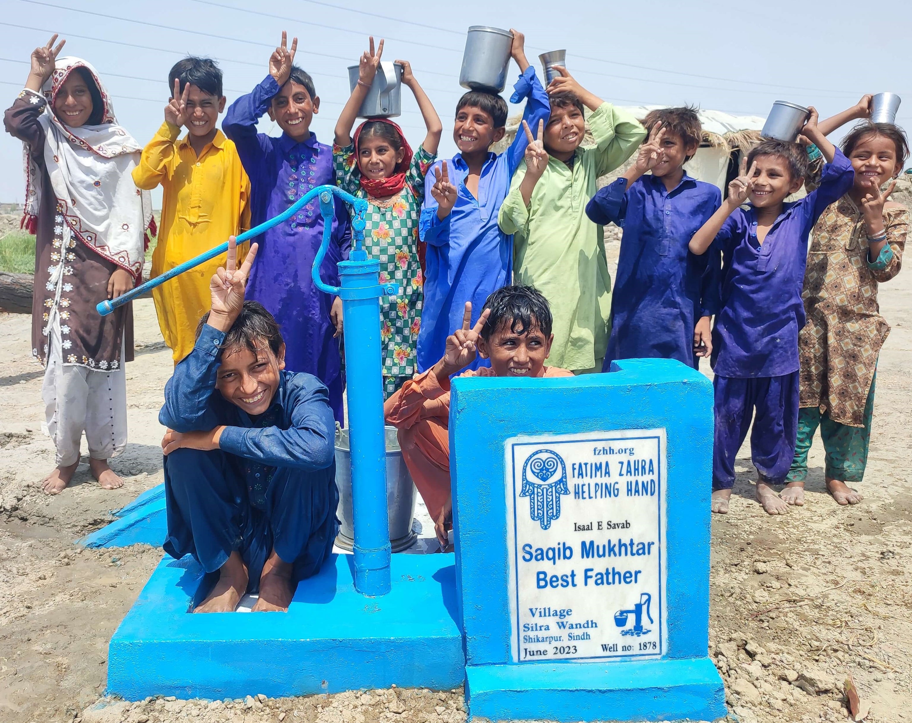 Sindh, Pakistan – Saqib Mukhtar Best Father – FZHH Water Well# 1878 ...
