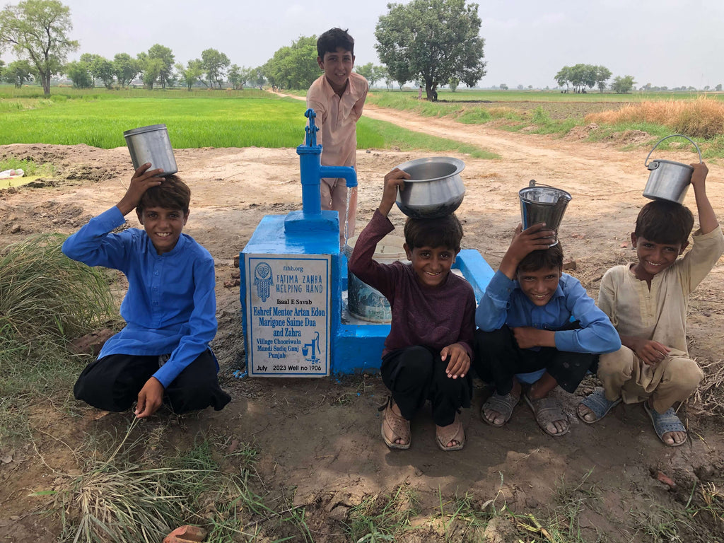 Punjab, Pakistan – Eshref Mentor Artan Edon Marigone Saime Dua and Zahra – FZHH Water Well# 1906