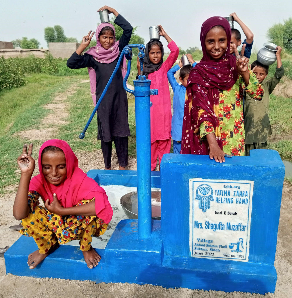 Sindh, Pakistan – Mrs Shagufta Muzaffar – FZHH Water Well# 1968