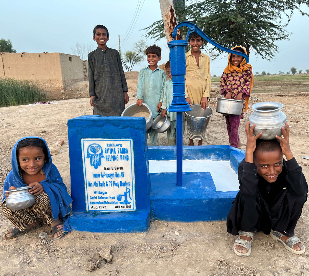 Sindh, Pakistan – Imam Al-Husayn Ibn Ali Ibn Talib & 72 Holy Martyrs Mirahmadi Family – FZHH Water Well# 2063