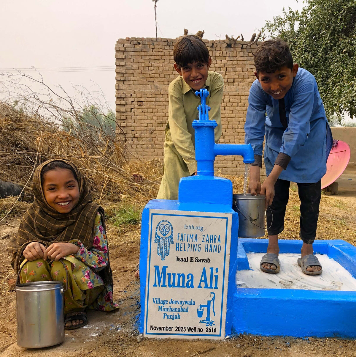 Punjab, Pakistan – Muna Ali – FZHH Water Well# 2616– USA FZHH - Mystic ...