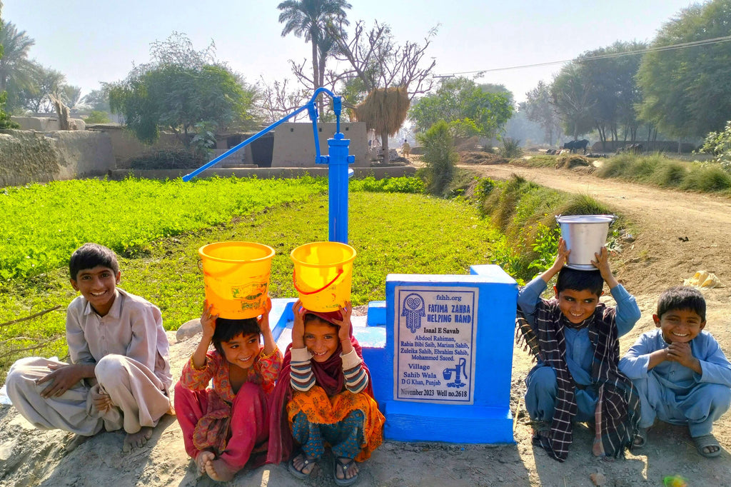 Punjab, Pakistan – Abdool Rahiman, Rabia Bibi Saib, Mariam Sahib, Zuleika Sahib, Ebrahim Sahib, Mohammed Saeed – FZHH Water Well# 2618