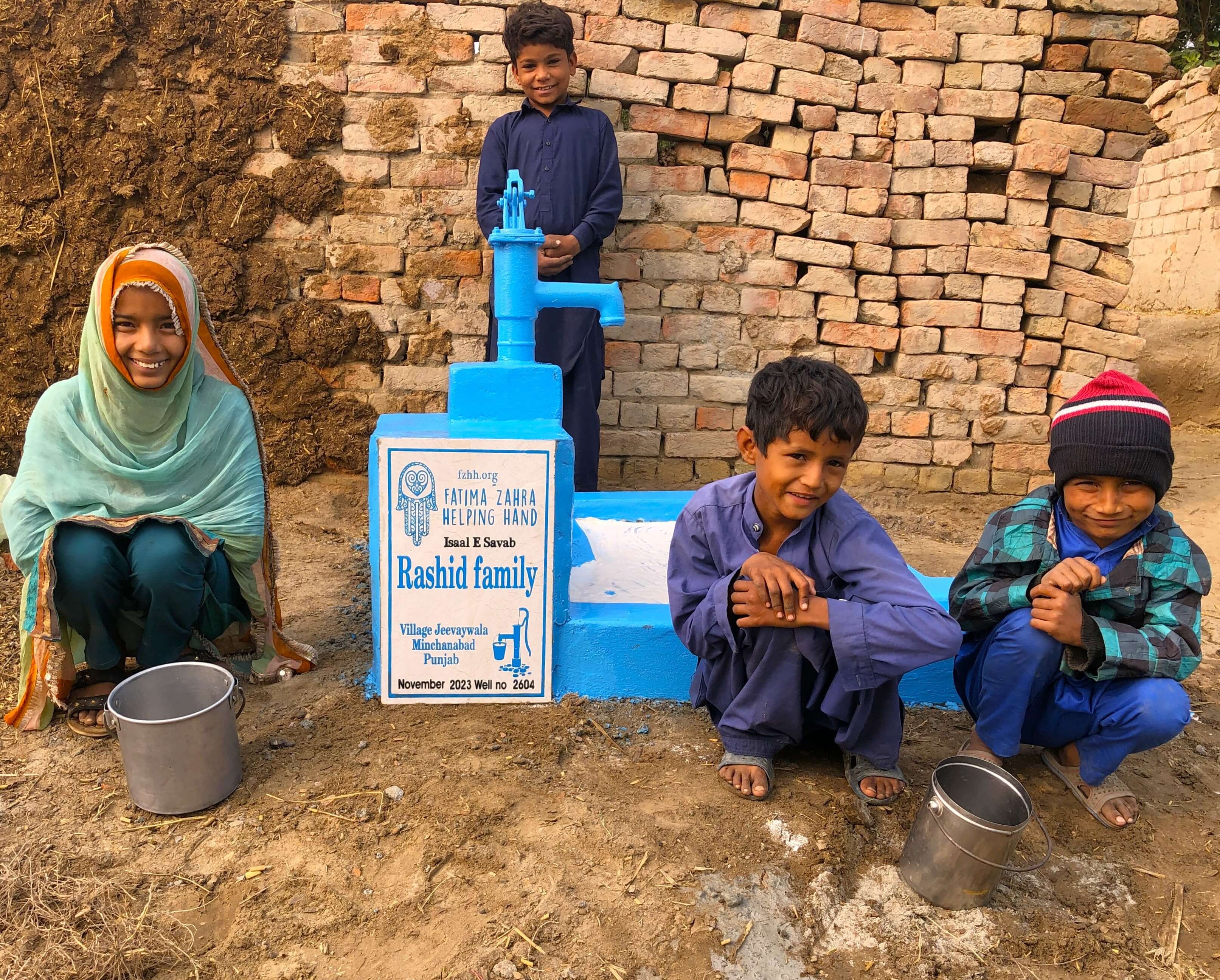 Punjab, Pakistan – Rashid Family – FZHH Water Well# 2604– Muslim ...