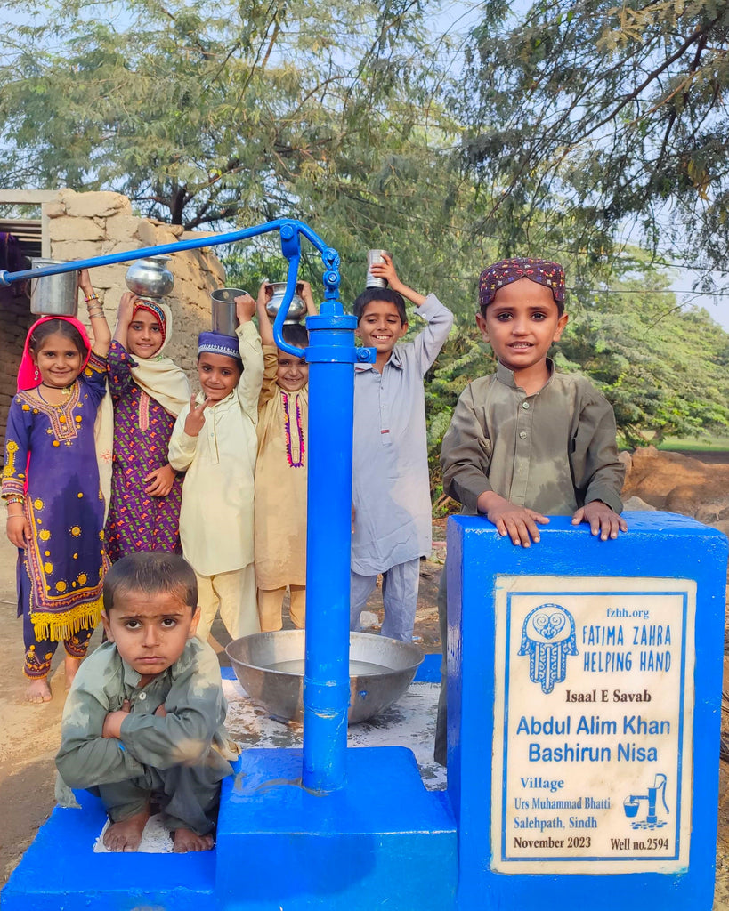 Sindh, Pakistan – Abdul Alim Khan Bashirun Nisa – FZHH Water Well# 2594