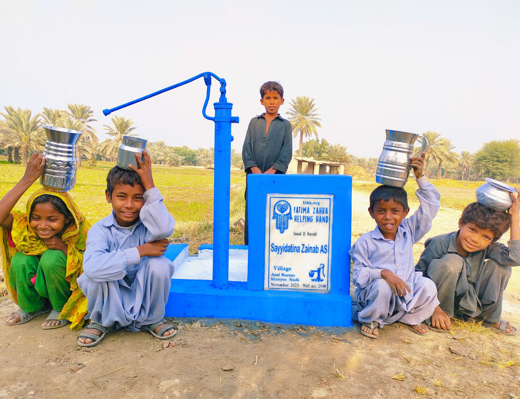 Sindh, Pakistan – Sayyidatina Zainab AS – FZHH Water Well# 2598