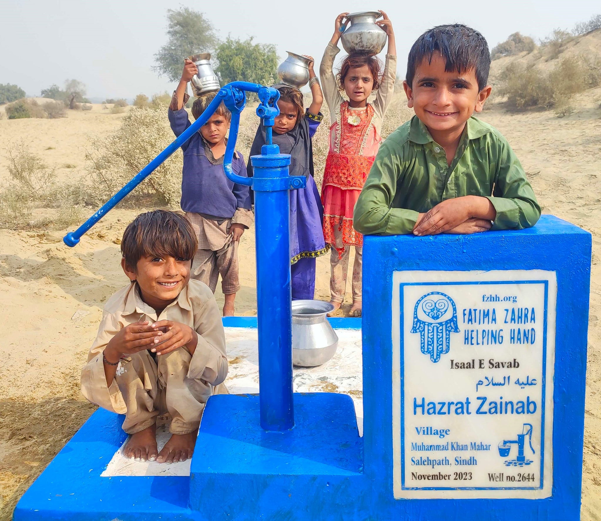 Sindh, Pakistan – Hazrat Zainab AS – FZHH Water Well# 2644– USA FZHH ...