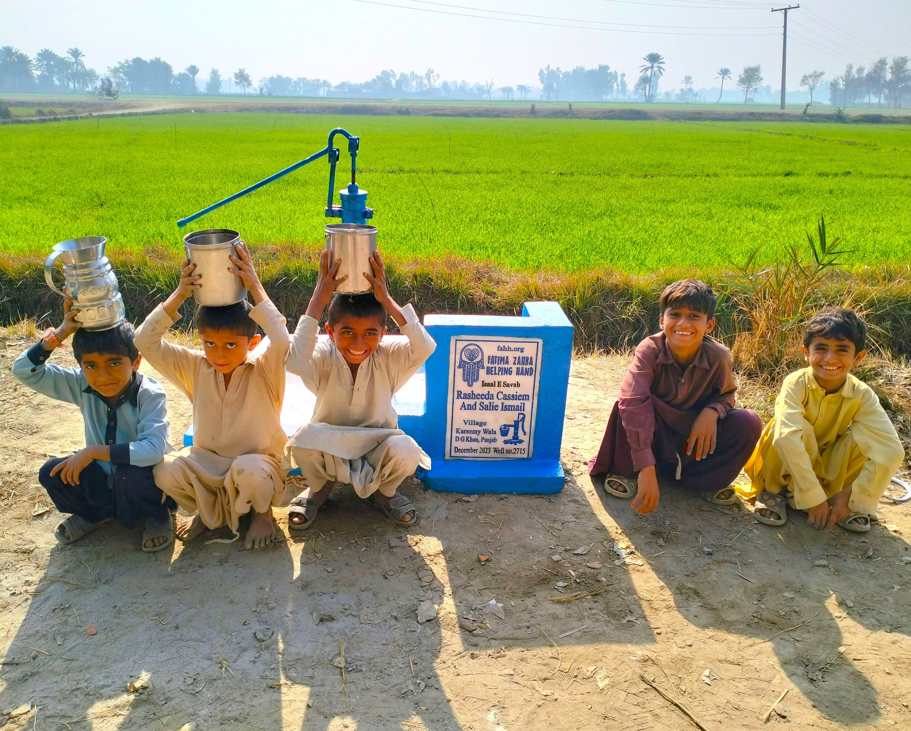 Punjab, Pakistan – Rasheeda Cassiem and Salie Ismail – FZHH Water Well ...
