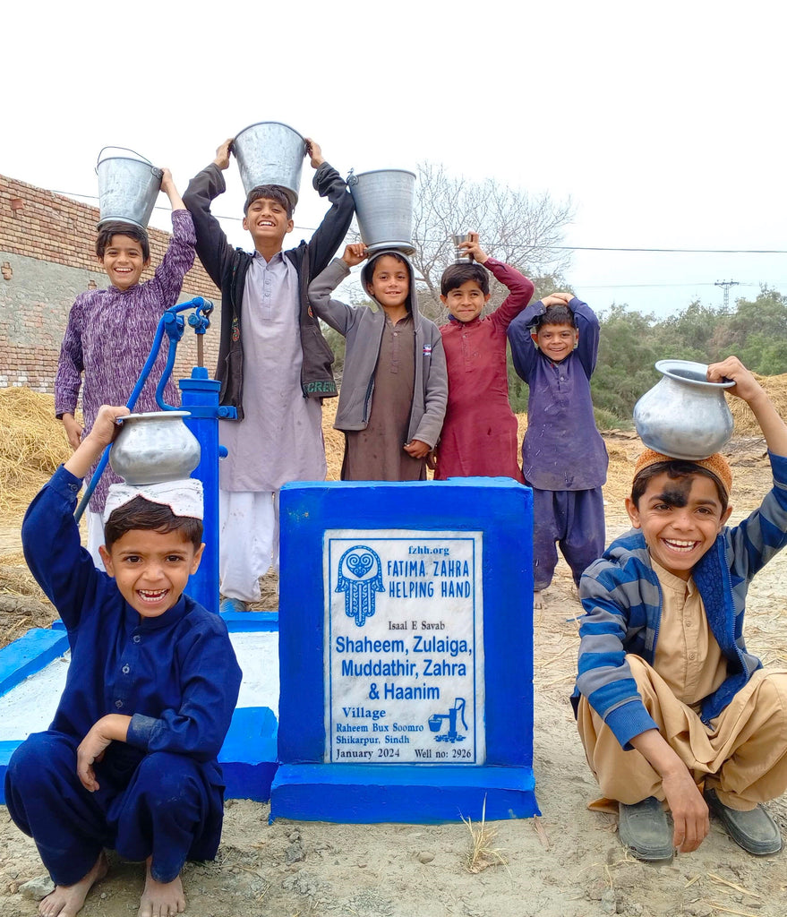 Sindh, Pakistan – Shaheem Zulaiga, Muddathir, Zahra & Haanim – FZHH Water Well# 2926