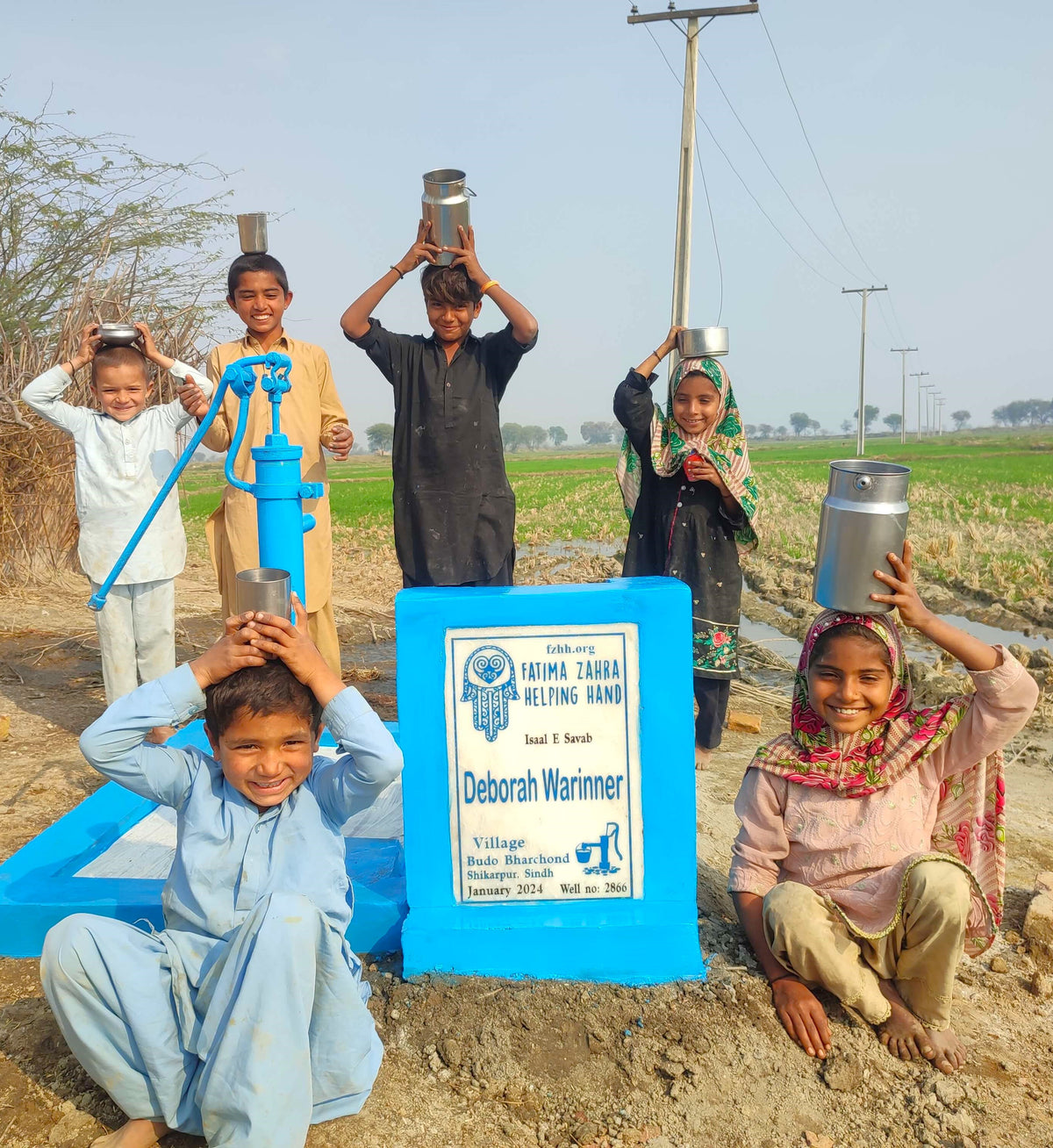 Sindh, Pakistan – Deborah Warinner – FZHH Water Well# 2866– USA FZHH ...