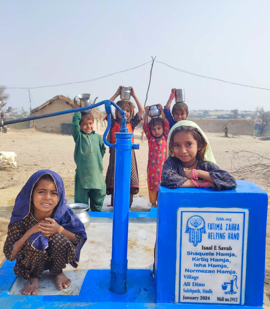 Sindh, Pakistan – Shaqauele Hamja, Kirtiq Hamja, Isha Hamja, Normezan Hamja – FZHH Water Well# 2912