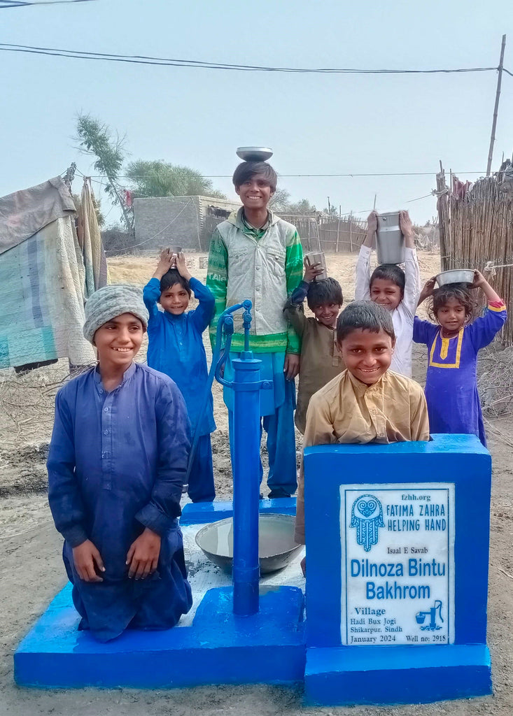 Sindh, Pakistan – Dilnoza Bintu Bakhrom – FZHH Water Well# 2918
