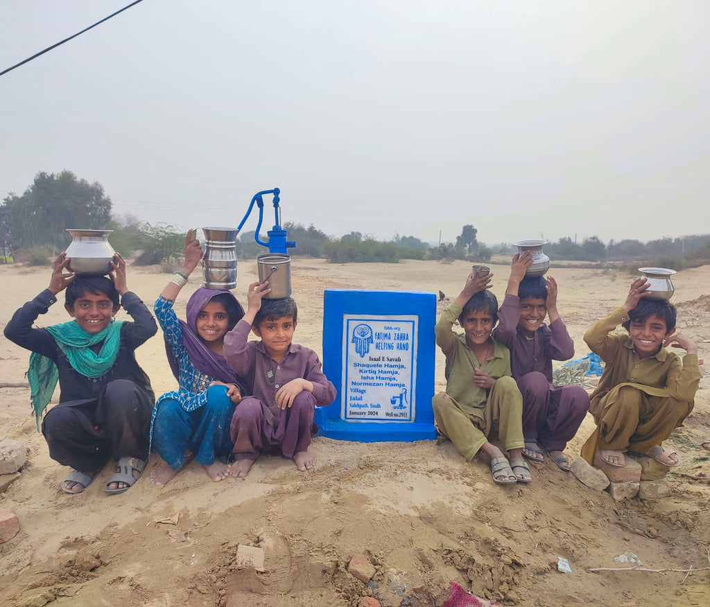 Sindh, Pakistan – Shaqauele Hamja, Kirtiq Hamja, Isha Hamja, Normezan Hamja – FZHH Water Well# 2911