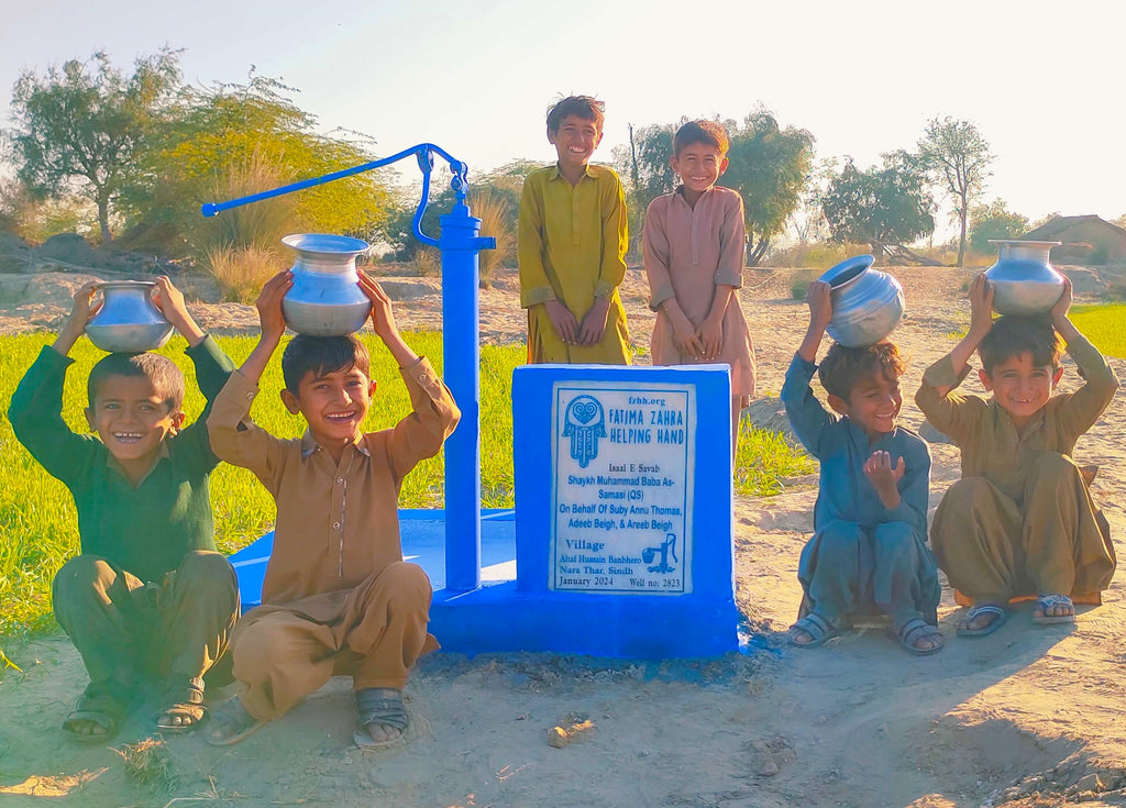 Sindh, Pakistan – Shaykh Muhammad Baba As- Samasi (QS) on the behalf of Suby Annu Thomas, Adeeb Beigh, & Areeb Beigh – FZHH Water Well# 2823