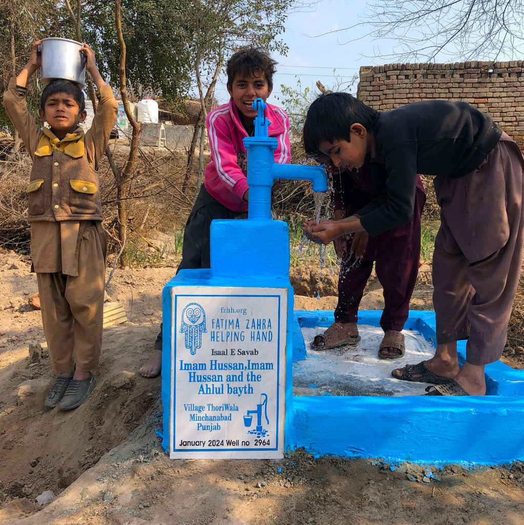 Punjab, Pakistan – Imam Hussan, Imam Hussan and the Ahlul bayth – FZHH Water Well# 2964