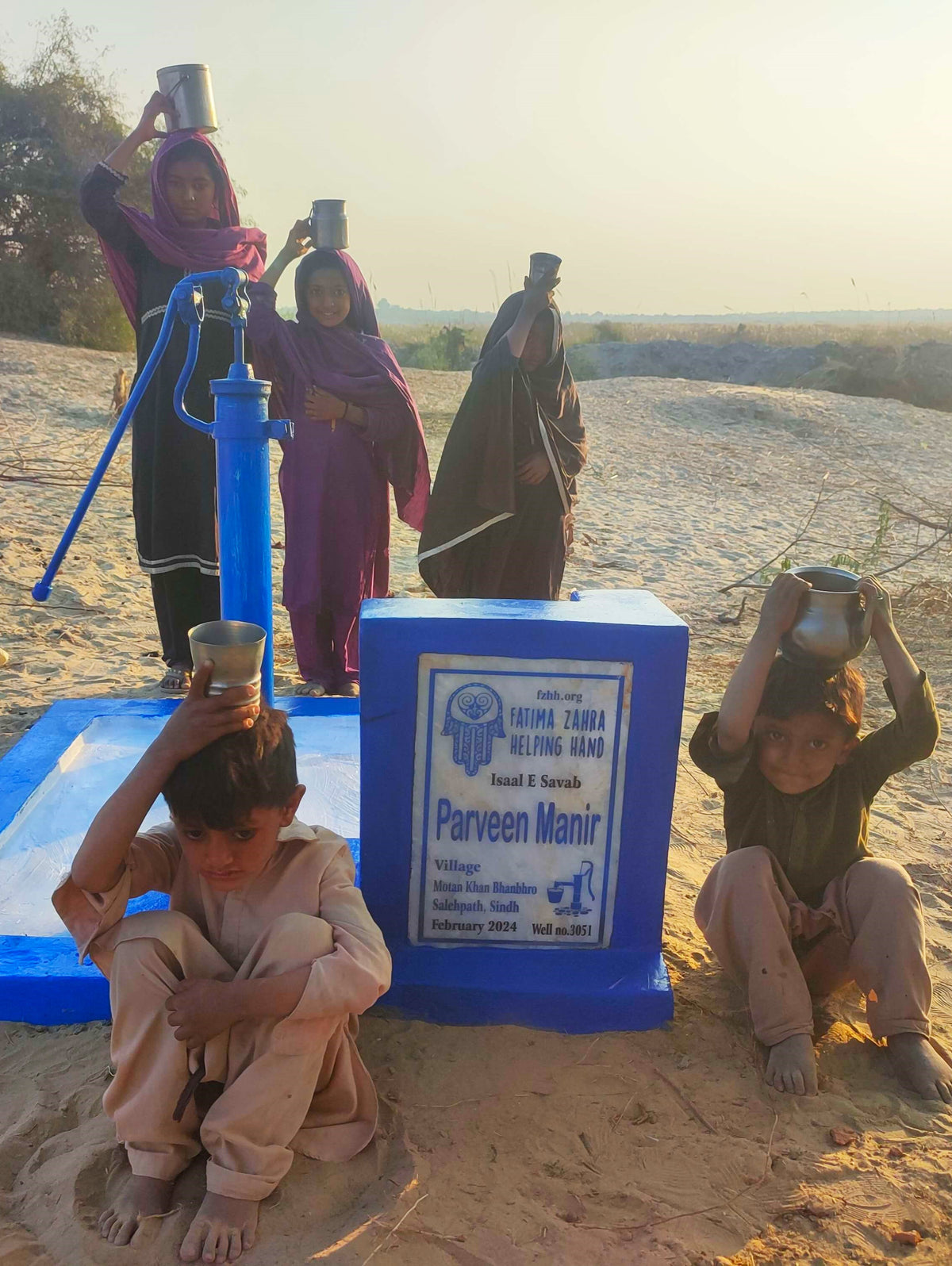 Pakistan Mani R Sindh, Pakistan – Parveen Manir – FZHH Water Well# 3051– USA FZHH ...
