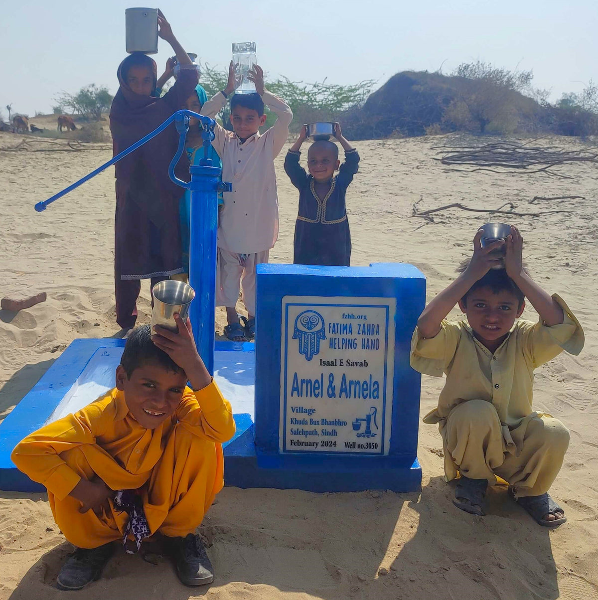 Sindh, Pakistan – Arnel & Arnela – FZHH Water Well# 3050– Fatima Zahra ...