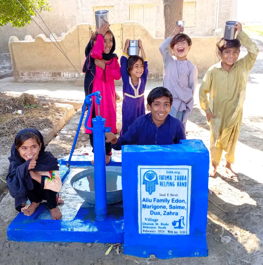 Sindh, Pakistan – Aliu Family Edon, Marigone, Saime, Dua, Zahra – FZHH Water Well# 3130