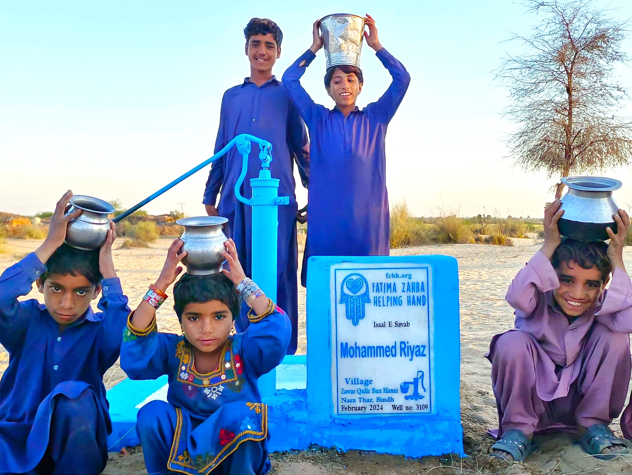 Pakistan Riyaz Sindh, Pakistan – Mohammed Riyaz – FZHH Water Well# 3109– USA FZHH ...