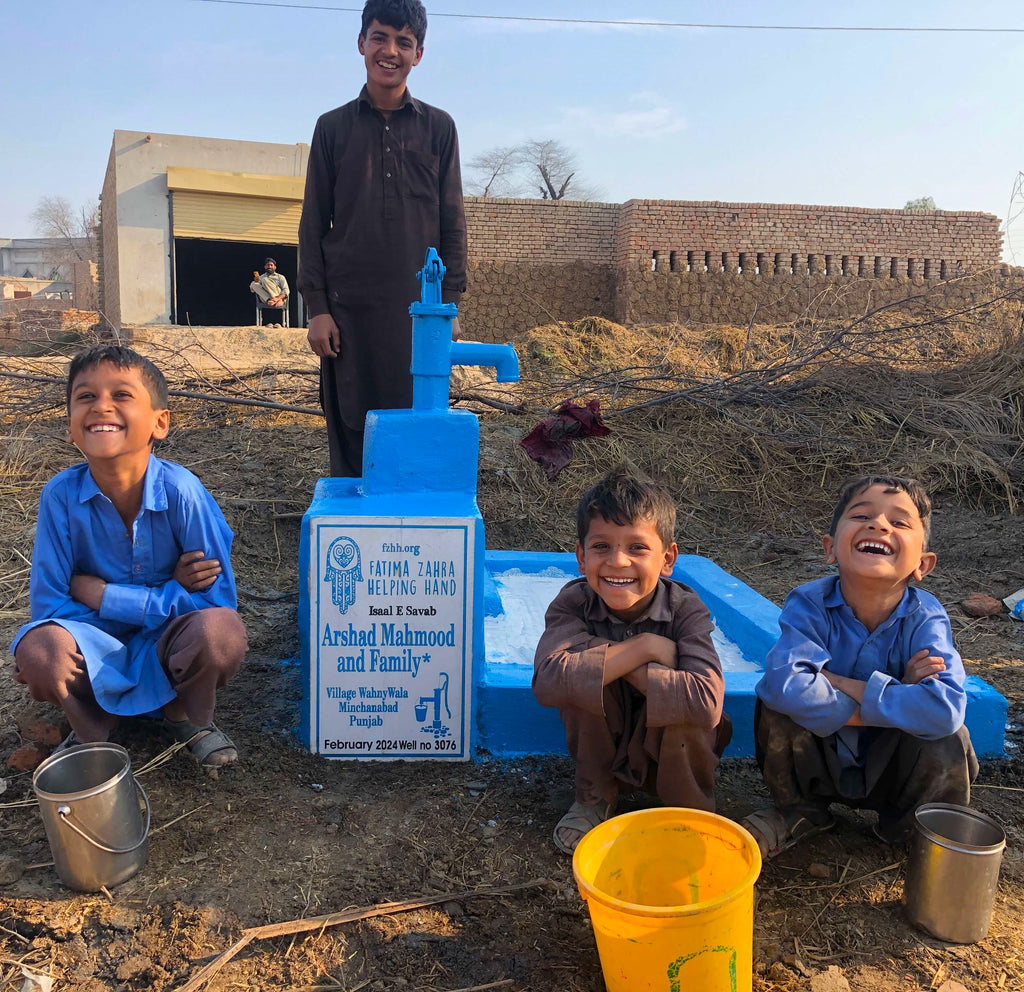 Punjab, Pakistan – Arshad Mahmood and Family – FZHH Water Well# 3076