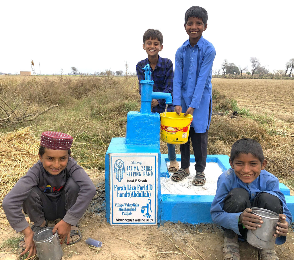 Punjab, Pakistan – Farah Liza Farid D’hondt (Abdullah) – FZHH Water Well# 3159