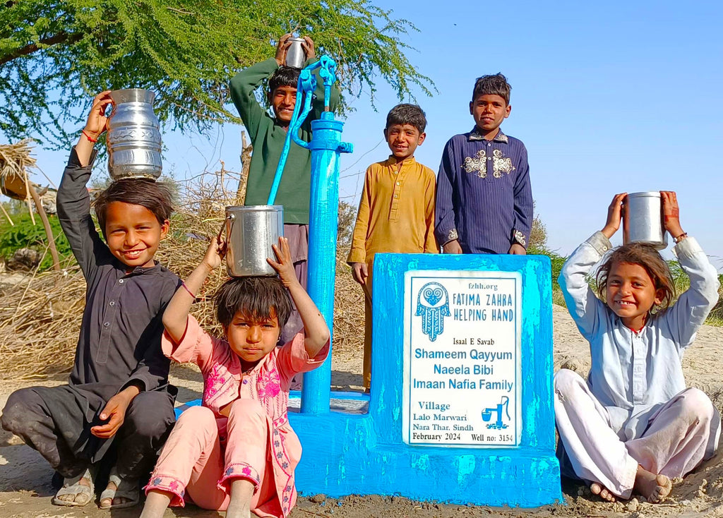 Sindh, Pakistan – Shameem Qayyum Naeela Bibi Iman Nafia Family – FZHH Water Well# 3154