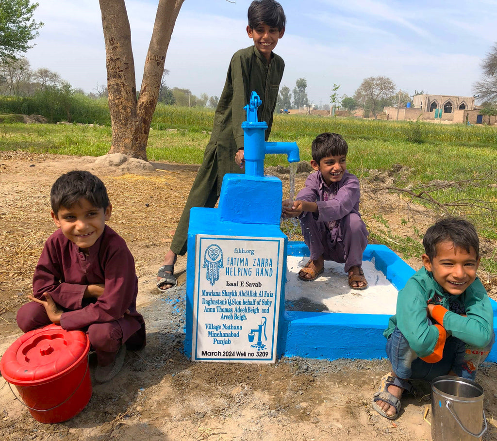 Punjab, Pakistan – Mawlana Shaykh Abd'Allah Al Fa'iz Daghnstani (Q.S) on behalf of Suby Annu Thomas – FZHH Water Well# 3209