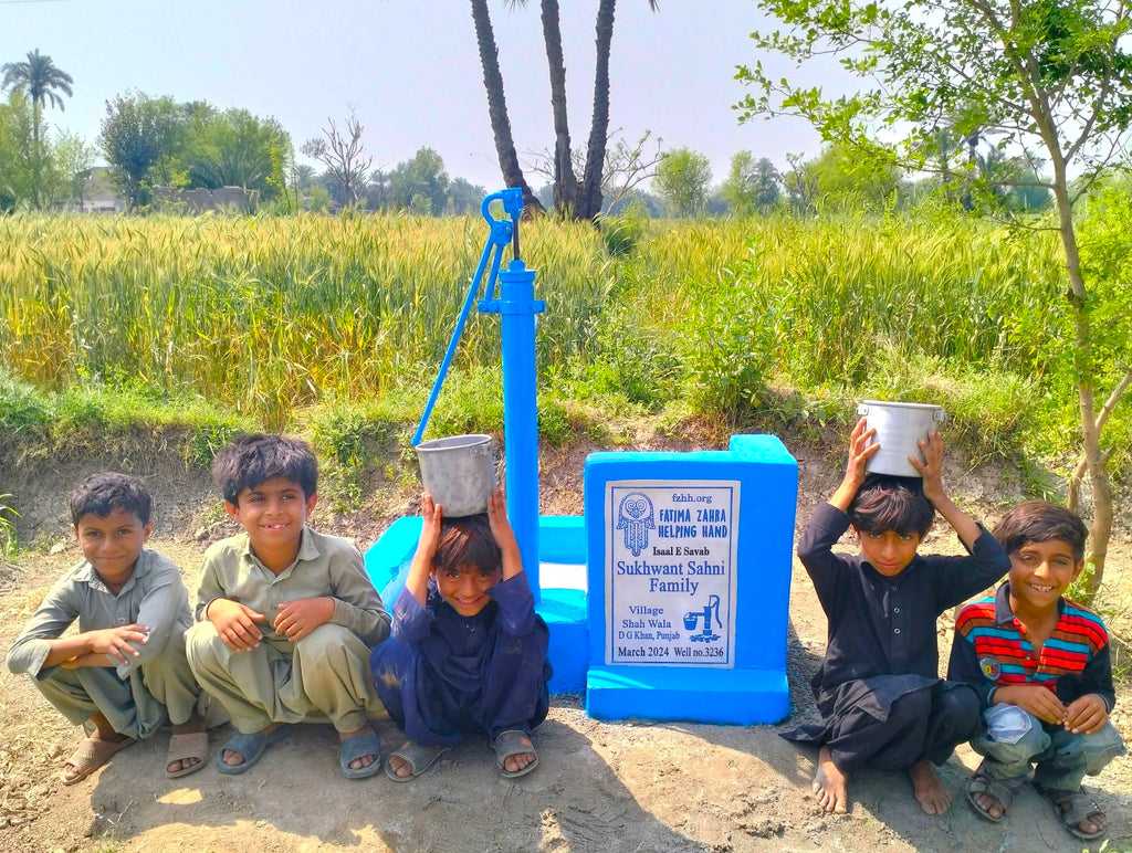 Punjab, Pakistan – Sukhwant Sahni Family – FZHH Water Well# 3236