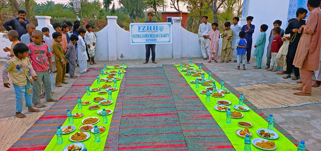 Sindh, Pakistan - Ramadan Day 4- Participating in Month of Ramadan Appeal Program & Mobile Food Rescue Program by Serving 150+ Complete Iftari Meals with Hot Dinners & Cold Drinks to Beloved Orphans & Less Privileged People