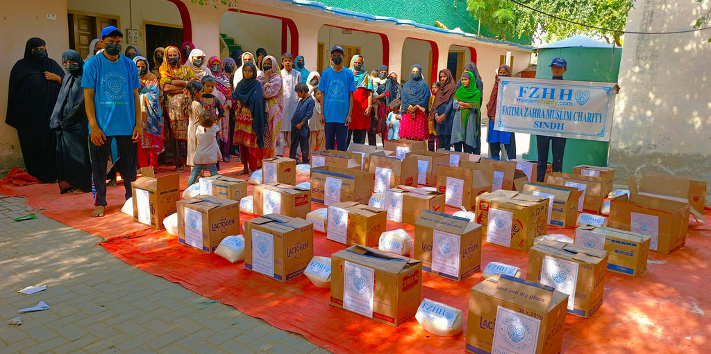 Sindh, Pakistan - Participating in Month of Ramadan Appeal Program & Mobile Food Rescue Program by Distributing Monthly Ration Packages to 35+ Less Privileged Families