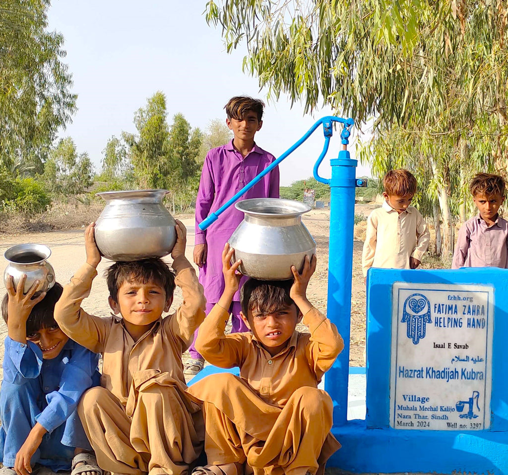Sindh, Pakistan – Hazrat Khadijah Kubra – FZHH Water Well# 3297