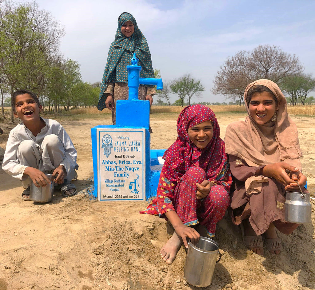 Punjab, Pakistan – Abbas, Erica, Eva, Mia—The Naqvi Family – FZHH Water Well# 3311