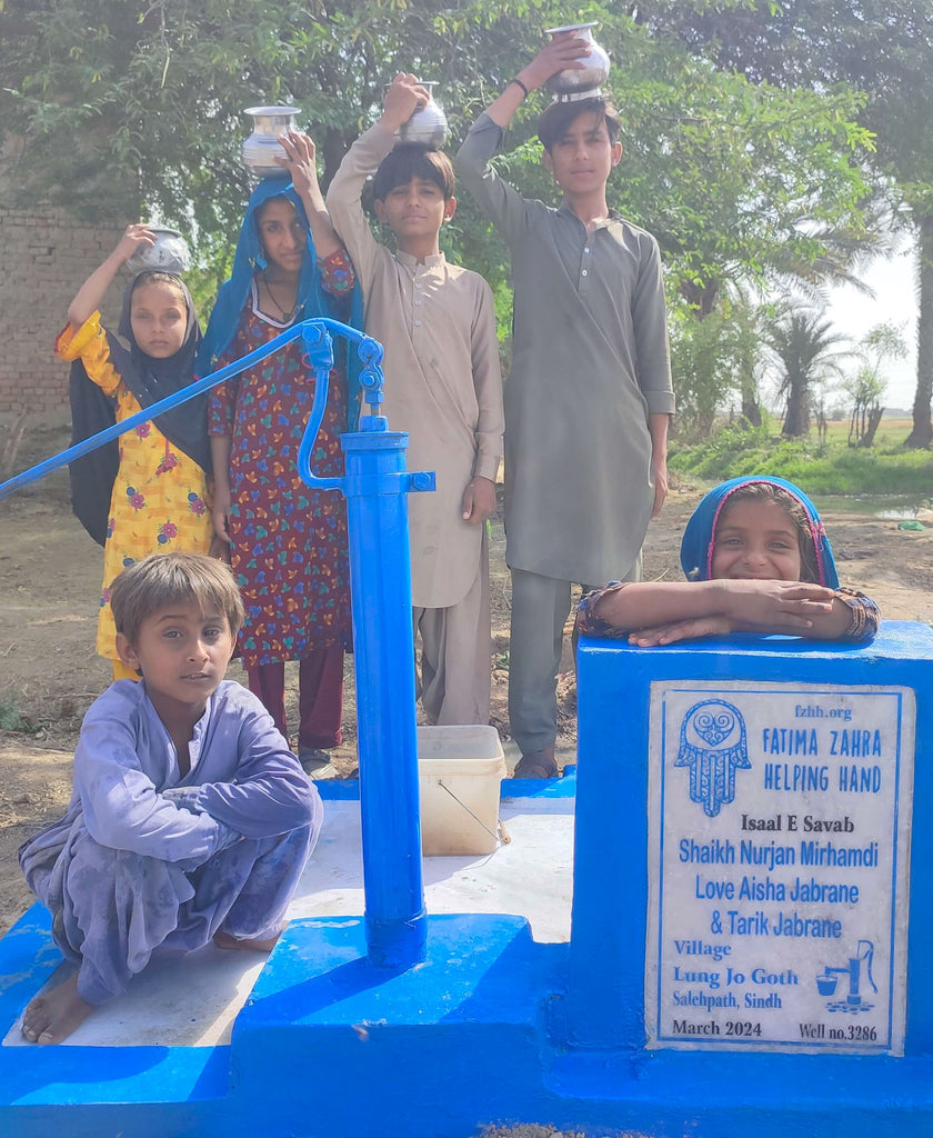 Sindh, Pakistan – Shaikh Nurjan Mirahmadi Love Aisha Jabrane & Tarik Jabrane – FZHH Water Well# 3286