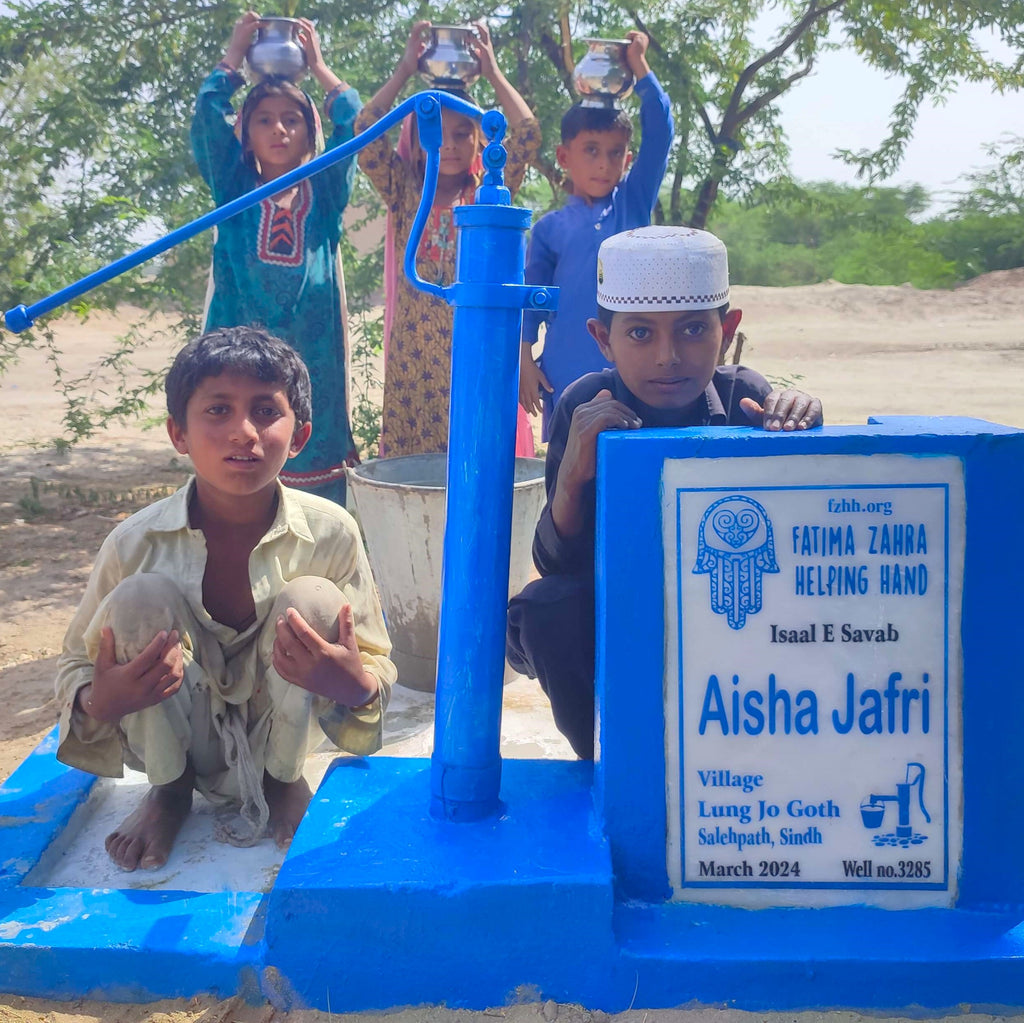 Sindh, Pakistan – Aisha Jafri – FZHH Water Well# 3285