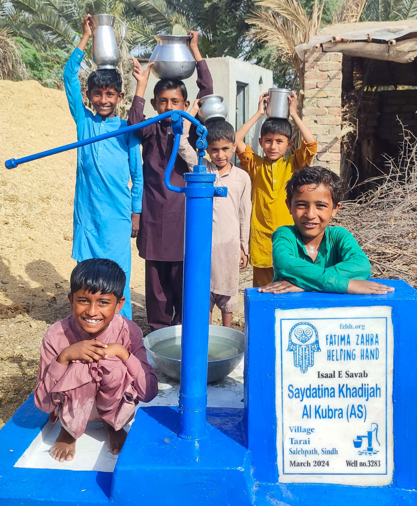 Sindh, Pakistan – Saydatina Khadijah Al Kubra (AS) – FZHH Water Well# 3283