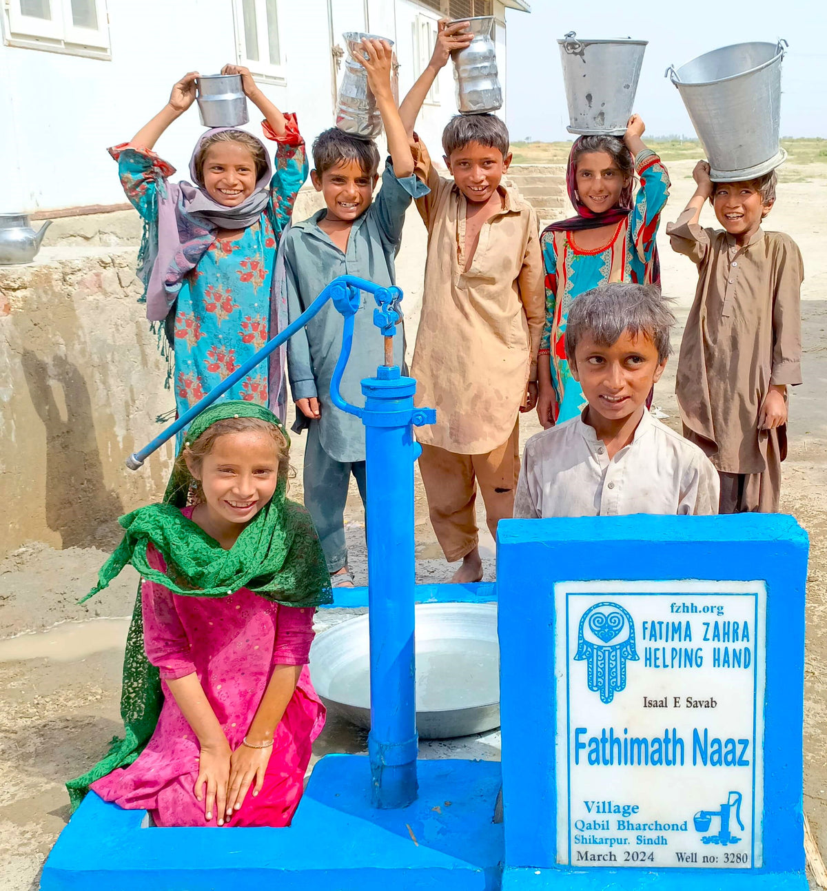 Sindh, Pakistan – Fathimath Naz – FZHH Water Well# 3280– Muslim Charity ...