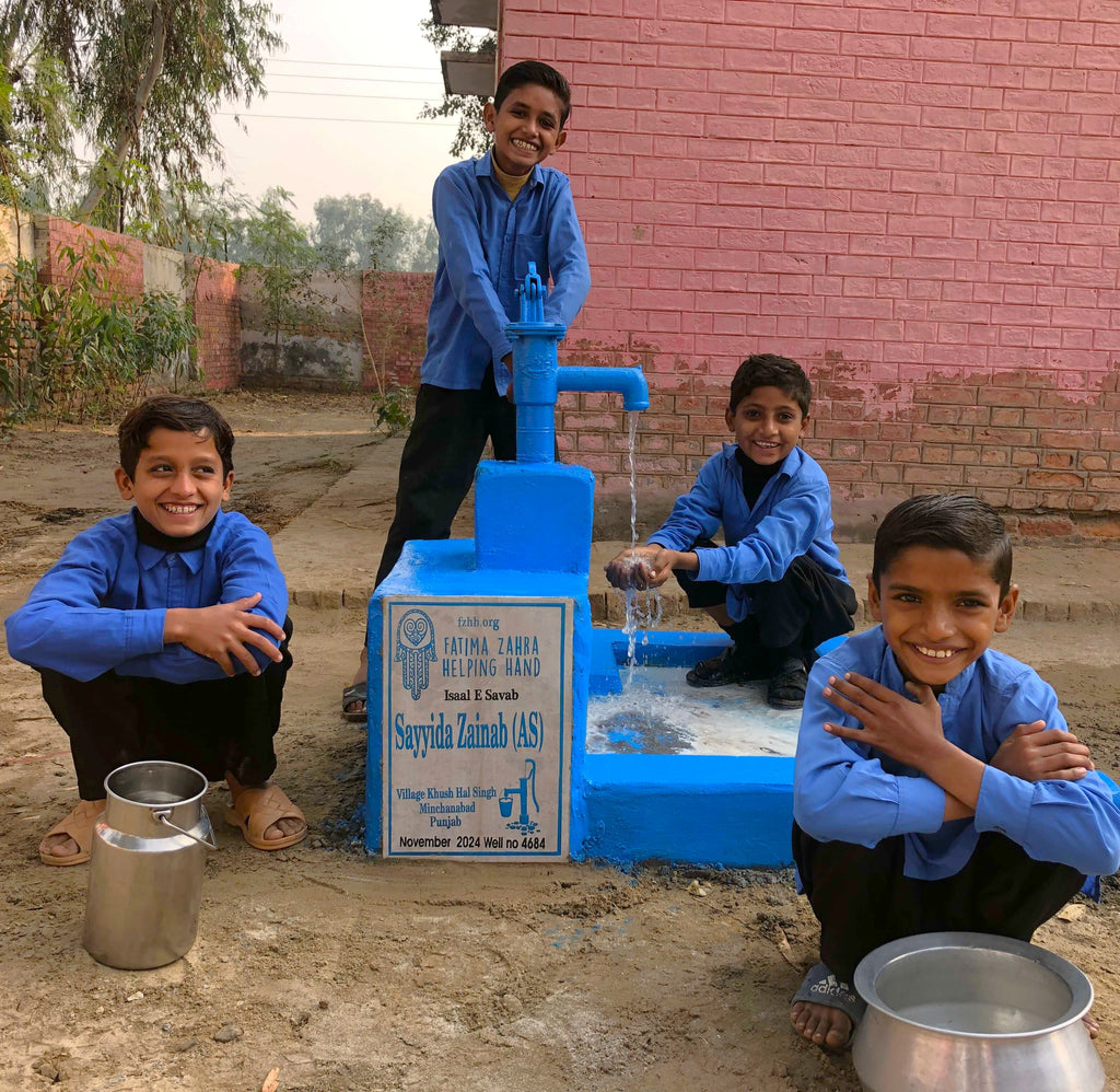 Punjab, Pakistan – Sayyida Zainab (AS) – FZHH Water Well# 4684