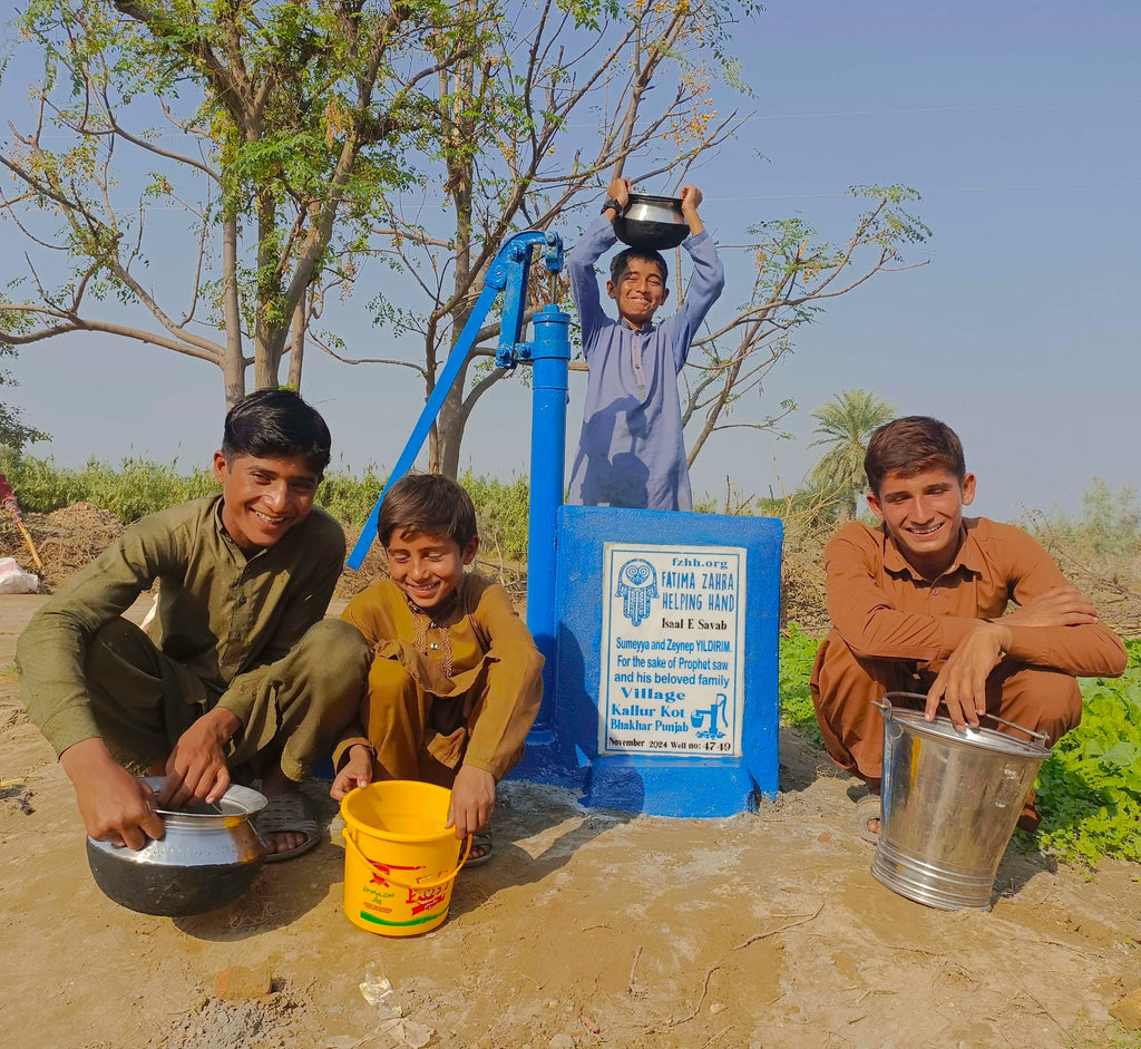 Punjab, Pakistan – Sumeyya and Zeynep YILDIRIM. For the sake of Prophet saw and his beloved family – FZHH Water Well# 4749