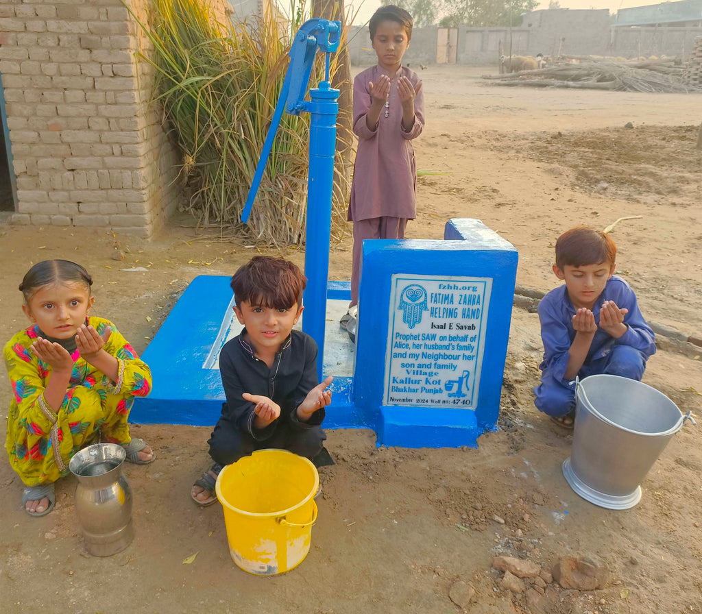 Punjab, Pakistan – Prophet SAW on behalf of Alice, her husband's family and my Neighbour her son and family – FZHH Water Well# 4740