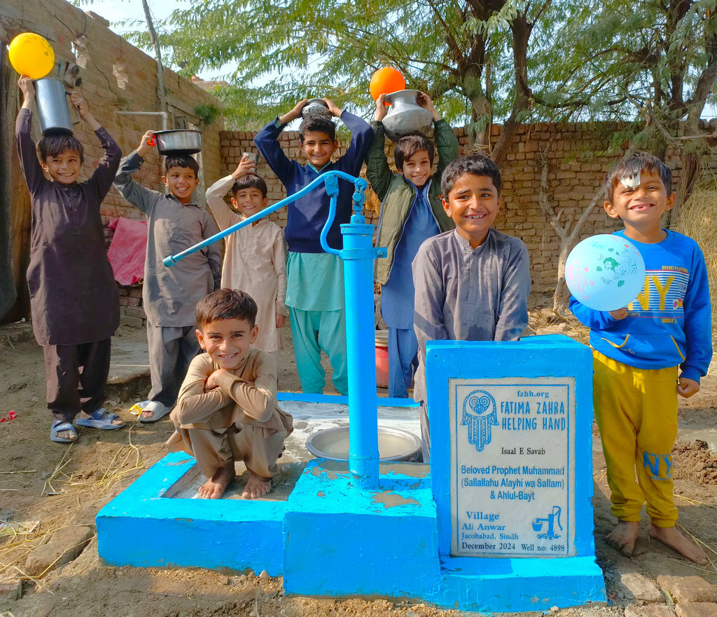 Sindh, Pakistan – Beloved Prophet Muhammad (Sallallahu Alayhi wa Sallam) & Ahlul-Bayt – FZHH Water Well# 4898 Order no 36880