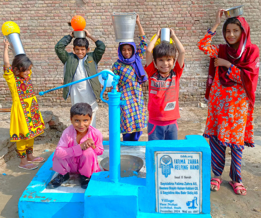 Sindh, Pakistan – Sayidatina Fatima Zahra AS, Mwalana Shaykh Hisham Kabbani QS, Sayyidina Abu Bakr Sidiq AS – FZHH Water Well# 4897 Order no 52189