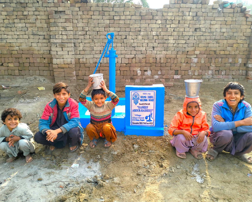 Punjab, Pakistan – HANEEF ABDUR-RASHEED – FZHH Water Well# 4931 Order no 52739