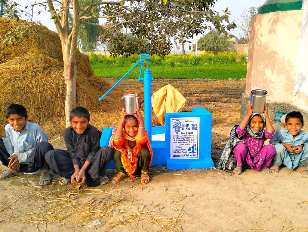 Punjab, Pakistan – Sayyiduna Abu Bakr Siddiq (RA), Sayyiduna Umar Al-Farooq (RA), & Sayyiduna Moula Ali Karam Ullah Wajhul Kareem (RA) from Ahmed Family – US Order no. 53881 - Well no. 5063