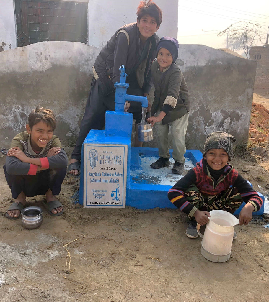 Punjab, Pakistan – Sayyidah Fatima-u-Zahra (AS) and Iman Ali (AS) – US Order no. 53052 - Well no. 4971