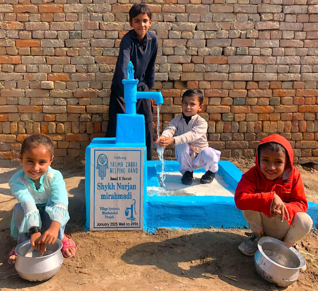 Punjab, Pakistan – Shaykh Nurjan Mirahmadi – CA Order no. 37511 - Well no. 4996