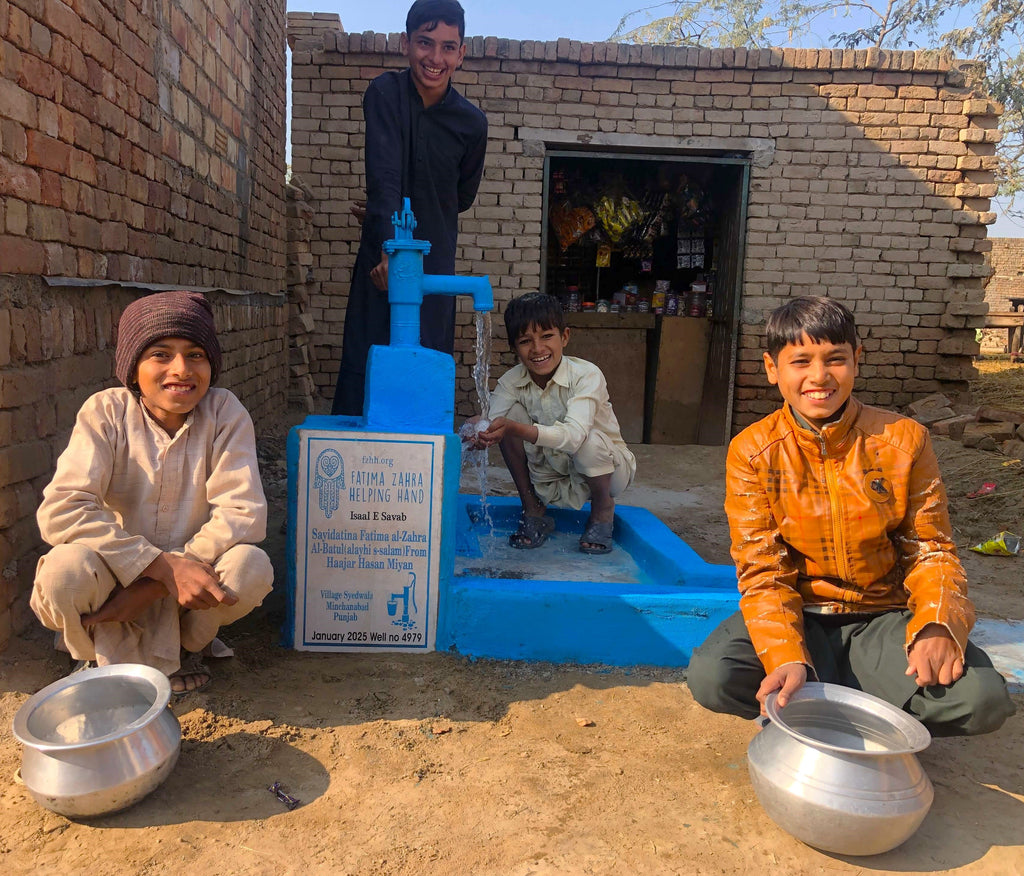 Punjab, Pakistan – Sayidatina Fatima al-Zahra al-Batul (‘alayhi s-salam) from Haajar Hasan Miyan – US Order no. 53071 - Well no. 4979