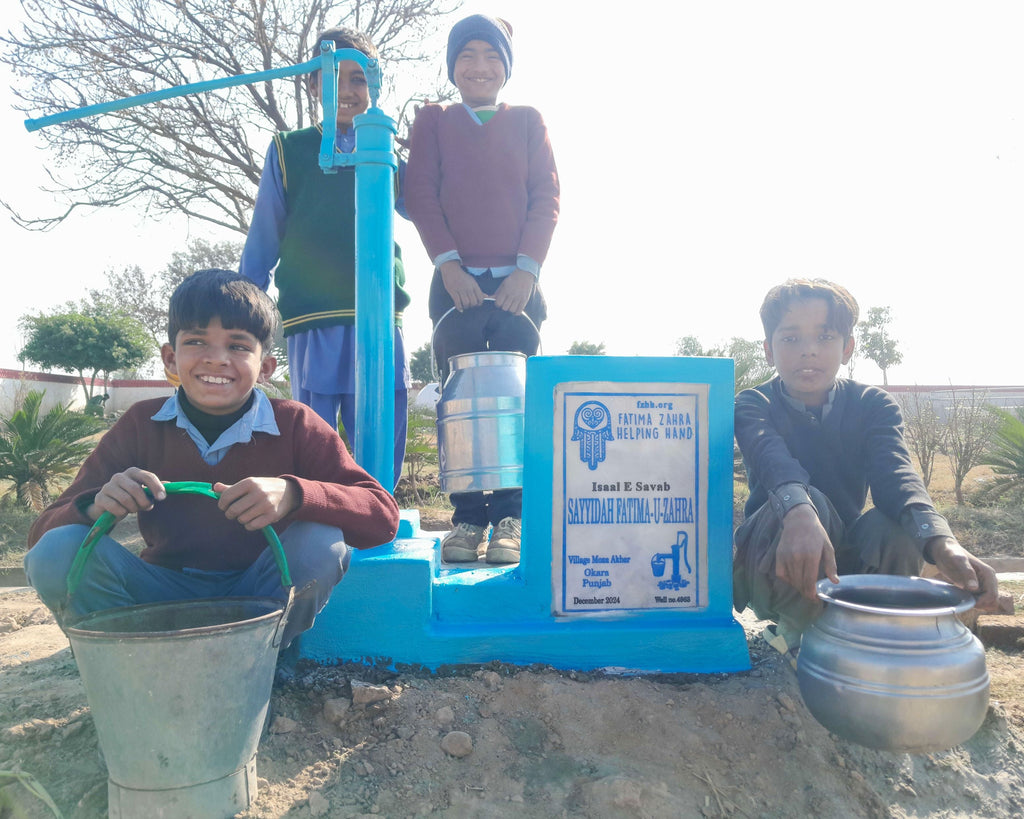 Punjab, Pakistan – Sayyidah Fatima-u-Zahra – US Order no. 53019 - Well no. 4963