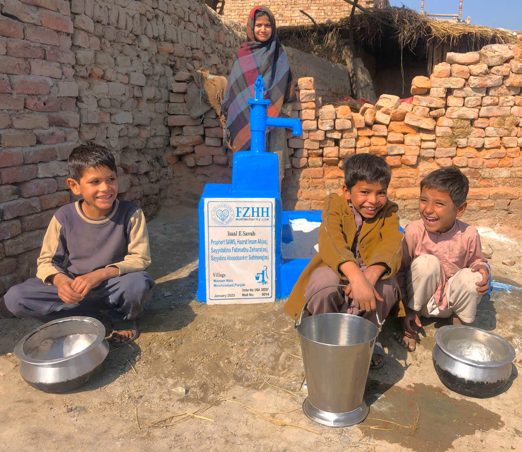 Punjab, Pakistan – Prophet SAWS, Hazrat Imam Ali (as), Sayyidatina Fatimathu Zehara (as), Sayyidina Abooobacker Sidhheeq (as) – US Order no. 53237 - Well no. 5014