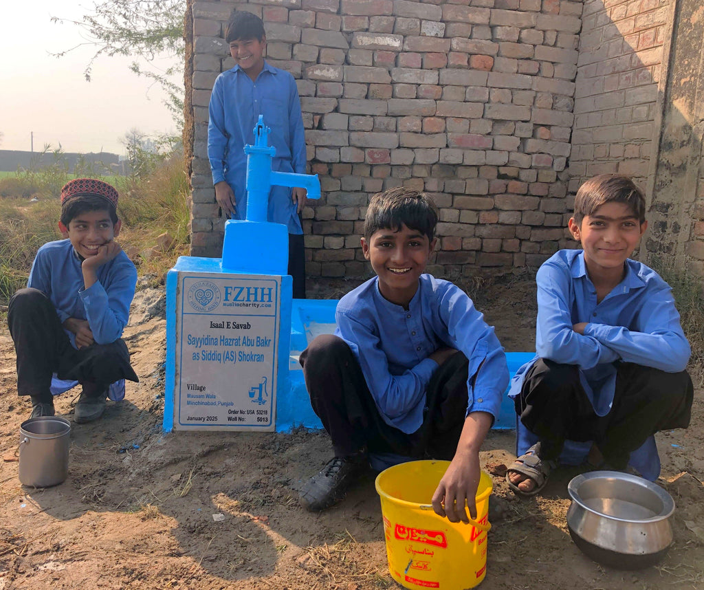 Punjab, Pakistan – Sayyidina Hazrat Abu Bakr as Siddiq (AS) Shokran – US Order no. 53218 - Well no. 5013